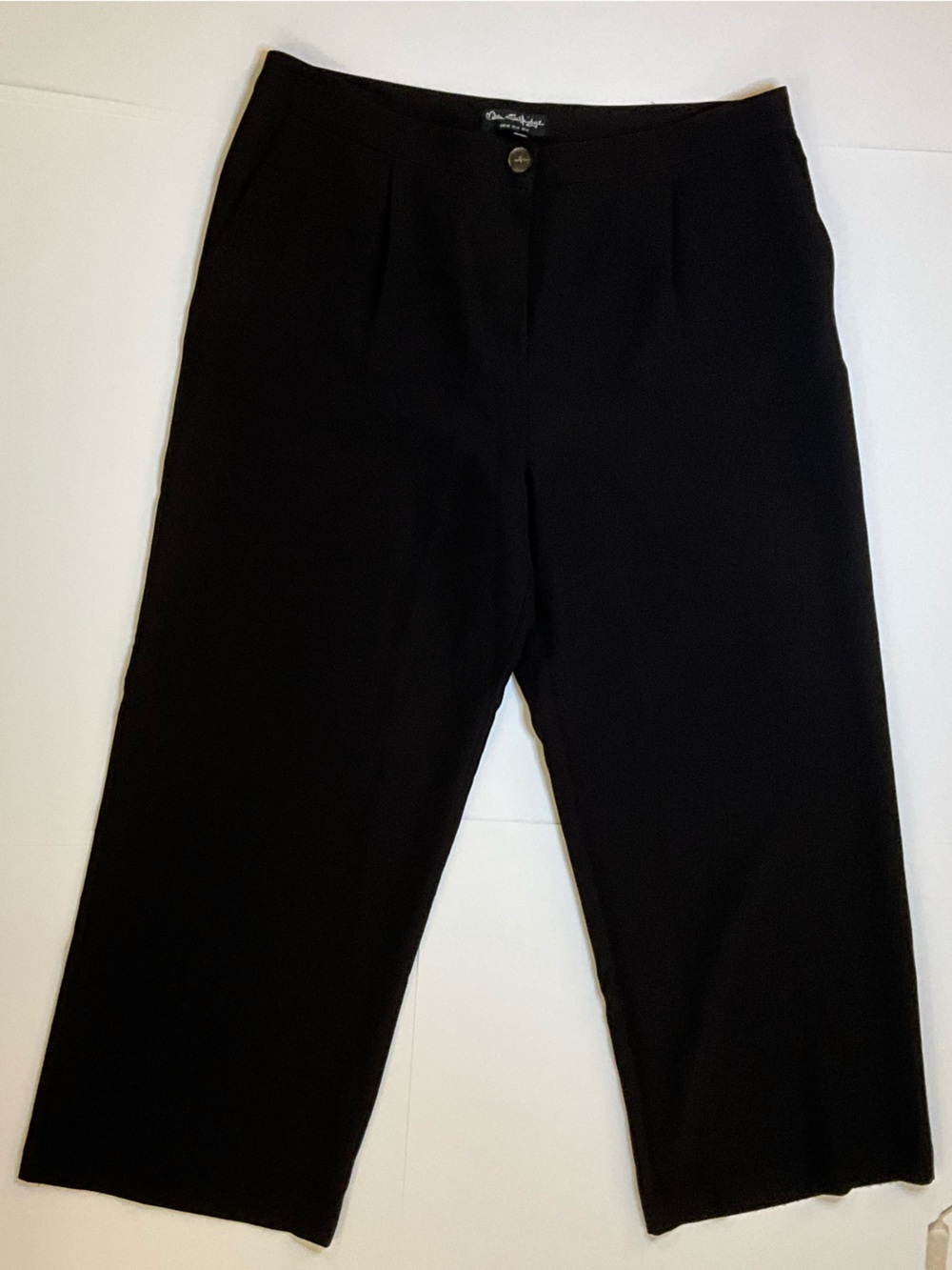 Miss Selfridge Black Wide Leg Dress Pants Size 14 Career Trouser - Picture 4 of 6
